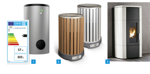 
1 Der Kunde kann bei Reflex die Effizienz-klasse des Speichers von A bis C wählen. Relevant hierfür sind die Wärmeverluste und somit die Isolation.



2 Die Außenteile der Artstyle Wärmepumpen von Remko fügen sich aufgrund ihrer Oberflä-chen gut in die vorhandene Umgebung ein.
