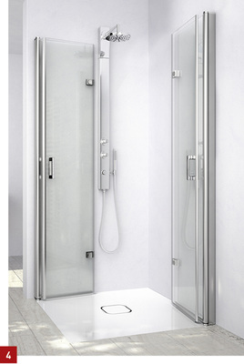 
4 Mehr Bewegungsfreiheit im Bad mit der Glasdusche Roth Cariba Move.
