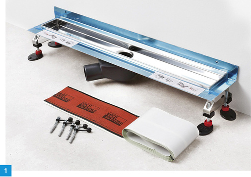 
1 Dank Maßanfertigung der Tecedrainline Duschrinnen von Tece muss auch bei ungewöhnlichen Grundrissen nicht auf bodenebenes Duschen verzichtet werden.
