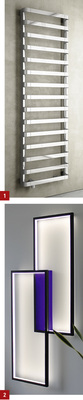 
1 Den Designer-Heizkörper Step von Antonio Citterio und Sergio Brioschi bringt Bemm zunächst als Elektovariante in drei Baugrößen auf den Markt.



2 Sieht nur noch nach Design-Heizkörper aus: Die Wandleuchten Luminaires LT von Bemm erzeugen mit 600 LEDs 300 RGB-Farben oder weißes Licht.

