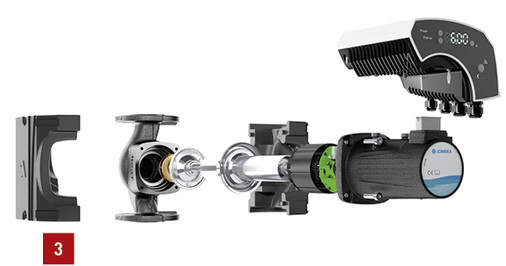 
3 Leistungsstarke Modelle bis 1500  W Leistung und 70 m
3
/h bietet jetzt die Baureihe Lowara ecocirc XL von Xylem. 
