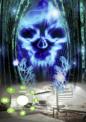 <p>
</p>

<p>
Hausautomation verspricht Komfort und Effizienz. Doch darüber schwebt der Geist des Cyberterroristen. Datensicherheit ist ein entscheidendes Thema.
</p> - © lolloj / audioundwerbung / iStock / GreenTomato

