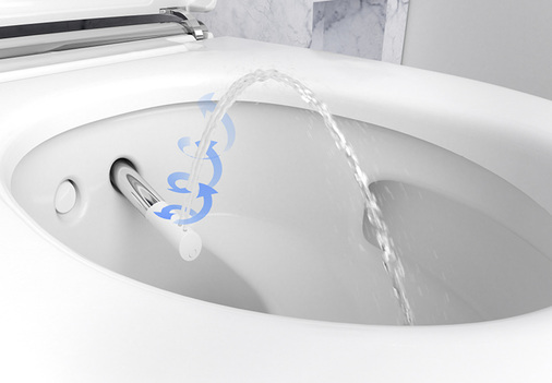 



Das WC als potenzieller Keim- und Bakterienträger steht im Mittelpunkt der Hygiene-Maßnahmen.
