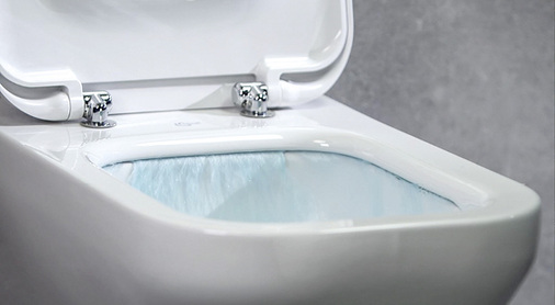 
Spülrandlos: kein Lieblingsort für Keime mehr.



