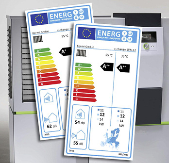 
Bei Wärmepumpen gibt es auf dem Energie-Label Angaben für verschiedene Klimazonen und für niedrige oder hohe Vorlauftemperaturen. 
