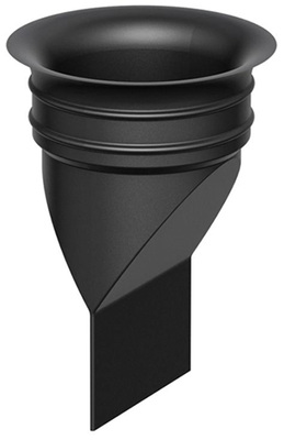 
Der selbstreinigende Geruch- und Rauchstopp besteht aus einer flexiblen Membran, die nur bei Wasserzufluss öffnet.
