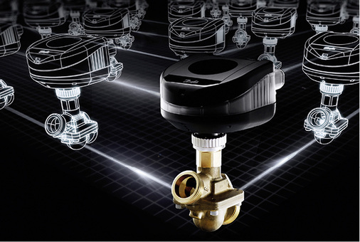 
Der Stellantrieb Novocon von Danfoss in Kombination mit AB-QM-Ventilen soll die Gebäudeautomation erheblich vereinfachen.

