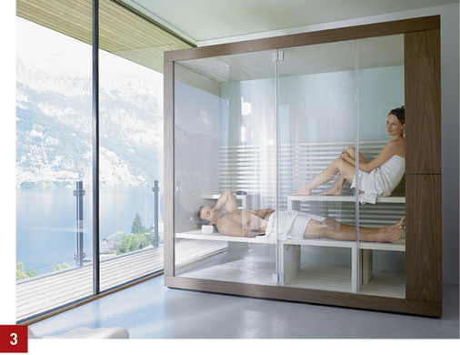 



Große Fensterflächen bieten nicht nur einen schönen Ausblick. Zwischen den Saunagängen wird Frischluft getankt.
