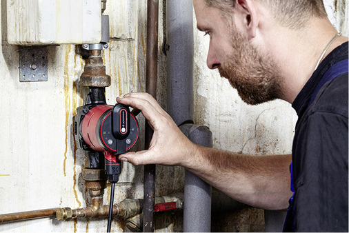 
Das Verfahren von Grundfos eignet sich vor allem auch für Altanlagen, für die es keine verwertbaren Angaben zum hydraulischen System gibt.
