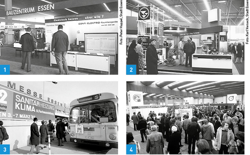 
1 Essen 1968: Elektrisch heizen, aber wie? Die Frage ist gut 50 Jahre später aktueller denn je.



2 1976: Zehn Jahre nach der Erstauflage hatte sich die SHK Essen als Branchentreff etabliert.



3 1982: Dem wachsenden Besucherandrang galt es gerecht zu werden – heutzutage ebenfalls.



4 1984: Damals wie heute ist der Fachverband SHK NRW die ideelle Stütze der Veranstaltung.
