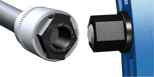 
Der Integrated Torque Limiter (ITL) soll beim Verspannen immer das richtige Drehmoment garantieren.
