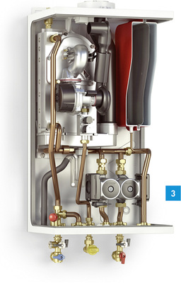 
Gas-Brennwertkessel, wie der Eco-Therm Plus WGB Evo (15, 20 und 28 kW), sind auch im Jahr 2016 noch Anlagenkonzeptbestandteil in Neubauten.
