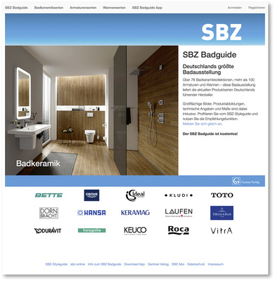 
Der SBZ-Badguide ist jetzt als Desktop-Variante für PCs und Notebooks erhältlich.
