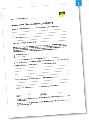 
Muster einer Übereinstimmungsbestätigung/-erklärung mit Hinweis auf Abweichungen.
