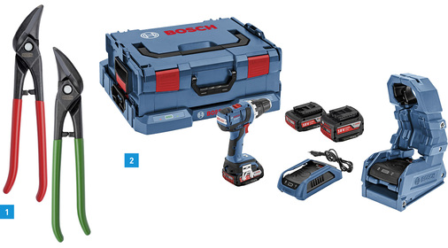 
1 Die Erdi Ideal-Scheren D216-280-B-SBSK sind als links- oder rechtsschneidende Ausführung erhältlich.






2 Die mobile Ladestation Wireless Charging L-Boxx Bay(links) lädt gleichzeitig zwei Akkus direkt in der L-Boxx.



