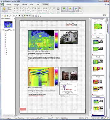 



Layoutvorlagen und Editierfunktionen ermöglichen eine individuelle Gestaltung der Berichtseiten, inklusive eigenem Firmenlogo.
