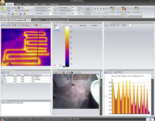 



Durch die Kombination von Infrarotbildern und Digitalfotos lassen sich Problembereiche besser hervorheben.
