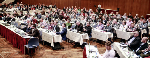 
Zum alle zwei Jahre stattfindenden Klempnertag kamen 2016 etwa 260 Teilnehmer ins Würzburger Congress Centrum.

