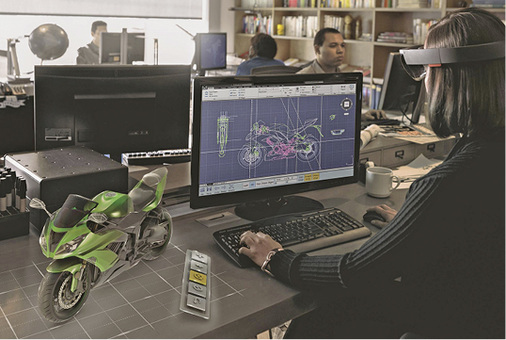 



Mit Windows Holographic können Windows-10-Anwendungen mit Augmented-Reality(AR)-Funktionen erweitert werden.
