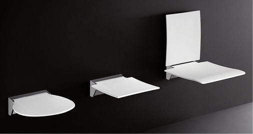 
Mobile Duschsitze lassen sich überall dort auf eine vorbereitete Montageplatte setzen, wo sie gerade benötigt werden.
