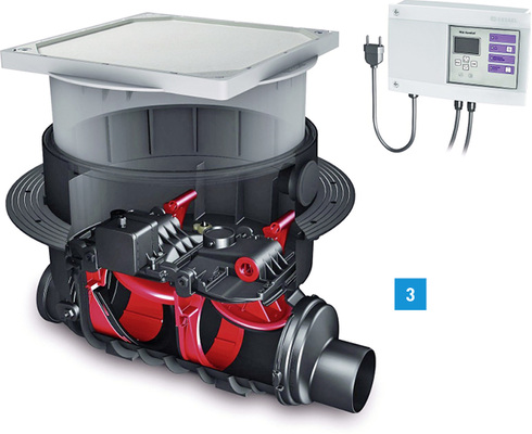 



Vollautomatischer Rückstauverschluss Staufix FKA für fäkalienhaltiges und fäkalienfreies Abwasser.
