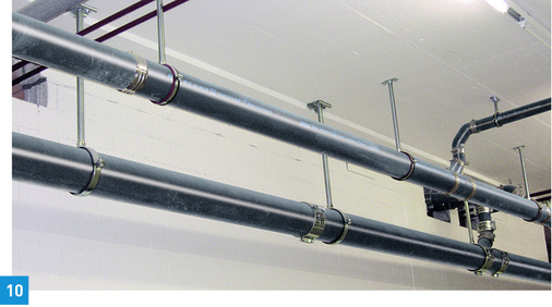 



Gusseisernes Abflussrohrsystem für aggressive Abwässer.
