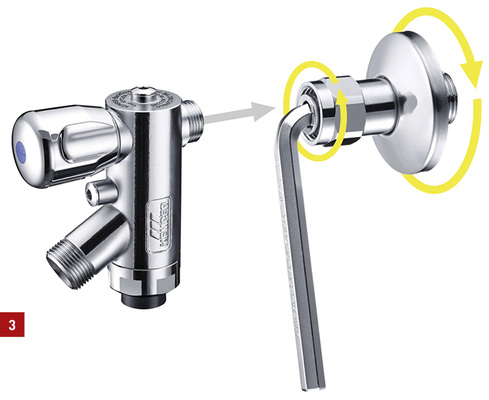 



Speziell für die normgerechte Heizungsabsicherung im Wohnbereich konzipiert, macht der Wohnungs-BA auch im Bad oder in der Küche eine gute Figur und passt dank cleverer Wandverschraubung auch in enge Nischen.
