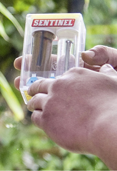 
Die Nagelprobe von Sentinel zeigt: Der Inhibitor X100 schützt wirksam vor Korrosion.
