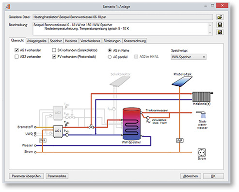



Wird die Kombination verschiedener Systeme berücksichtigt, ist eine Optimierung der Gesamtanlage möglich.
