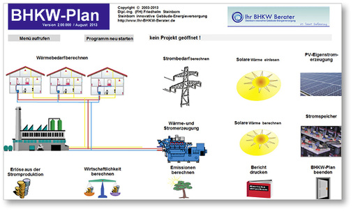 



Während einige Simulationsprogramme für KWK-Anlagen im Megawattbereich ausgelegt sind …

