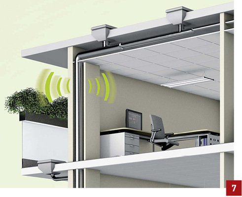 
Auch innen liegende Regenwasserleitungen können zu einer erheblichen Lärmbelästigung führen. Die Leitungen müssen nicht nur schallgedämmt, sondern auch vor dem Entstehen von Tauwasser geschützt werden.
