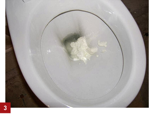 
Untersuchungen vor Ort: Messungen mit 500 g Quark.
