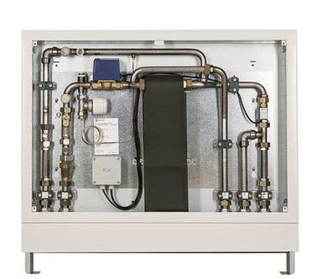 
Das Frischwarmwassermodul TacoTherm Dual Piko WP ermöglicht die dezentrale Trinkwassererwärmung für Systeme mit niedrigen Vorlauftemperaturen.
