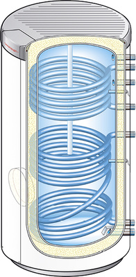 <p>
</p>

<p>
Pufferspeicher für Solaranlagen sind mit zwei Heizschlangen ausgestattet. 
</p> - © Foto: Weishaupt

