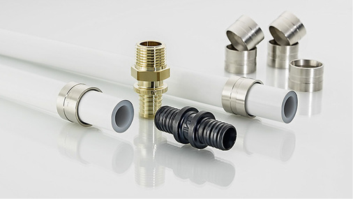 



Das Prineto-Rohrinstallationssystem von IVT ermöglicht mit Fittings aus Cuphin (goldfarben, 16 – 32 mm) sowie PPSU (schwarz, 16 – 32 mm) komplett bleifreie und korrosionsresistente Trinkwasserinstallationen. 
