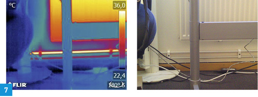 
Thermografische Untersuchung eines nicht zugänglichen Objektes.
