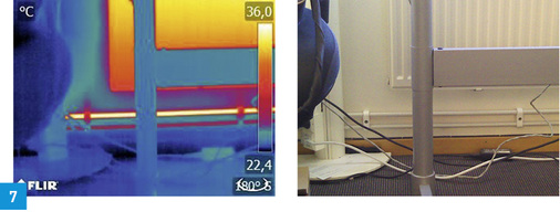 <p>
Thermografische Untersuchung eines nicht zugänglichen Objektes.
</p>