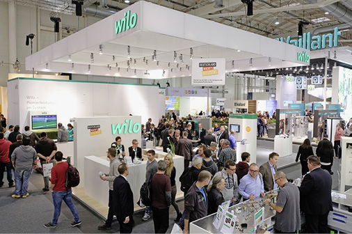 
Im Heizungsbereich präsentierten sich viele große deutsche Marken.
