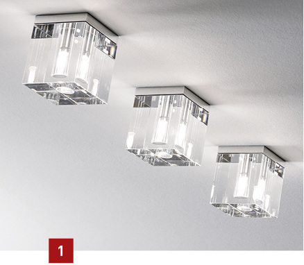 



Beispiel für einen modernen Kronleuchter zur Umsetzung des Prinzips „Licht zum Ansehen“ mit den Leuchten Zoe der Firma Anta. 
