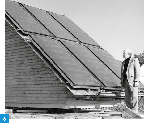 
Acredal-Kollektoren aus der Anfangszeit der Solartechnik.
