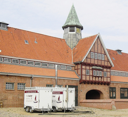 



Einsatz als temporäre Hallenheizung.
