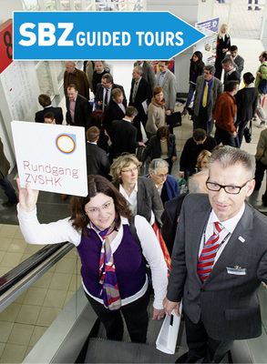 
Zu den „Guided Tours“ ist eine Anmeldung nötig: 

www.sbz-online.de/guidedtours.

