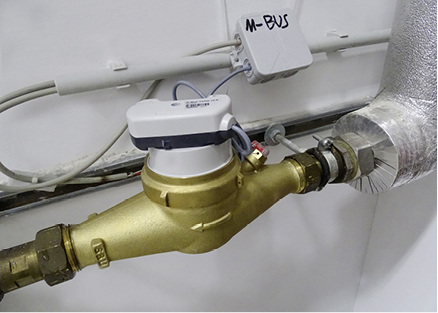 
Identische Baulängen: Ersatz des alten Zählers durch MSD ohne Umbaumaßnahmen.
