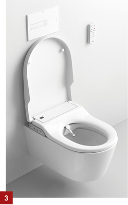 
3 Mit In-Wash Inspira führt Roca ein neues Dusch-WC auf dem deutschen Markt ein. 
