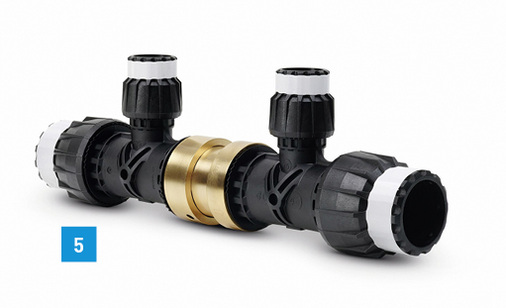 
5 JRGUFLOW: Die dynamische Lösung gegen Stagnation im Trinkwasser von GF Piping Systems.
