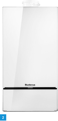 <p>
2 Der Logamax plus GB182i mit großer Modulation, wahlweise mit integrierter Warmwasserbereitung. 
</p>

<p>
</p> - © Buderus

