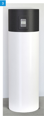 
3 Die Warmwasser-Wärmepumpen Compress 4000 DW und 5000 DW bieten Warmwasserkomfort.



