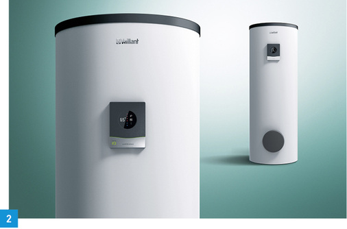 <p>
</p>

<p>
2 Mit dem neuen Angebot an Warmwasserspeichern vergrößert Vaillant das Green-iQ-Angebot. 
</p> - © Vaillant

