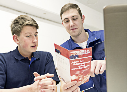 



Die eigenen Mitarbeiter sind ideale Werbeträger für eine Ausbildung im SHK-Handwerk.
