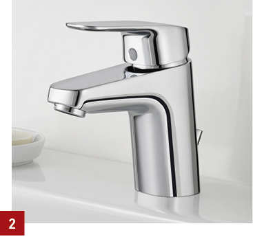 
2 Ideal Standard: Die vorgestellte Ceraflex-Serie wurde entwickelt und hergestellt in Deutschland.
